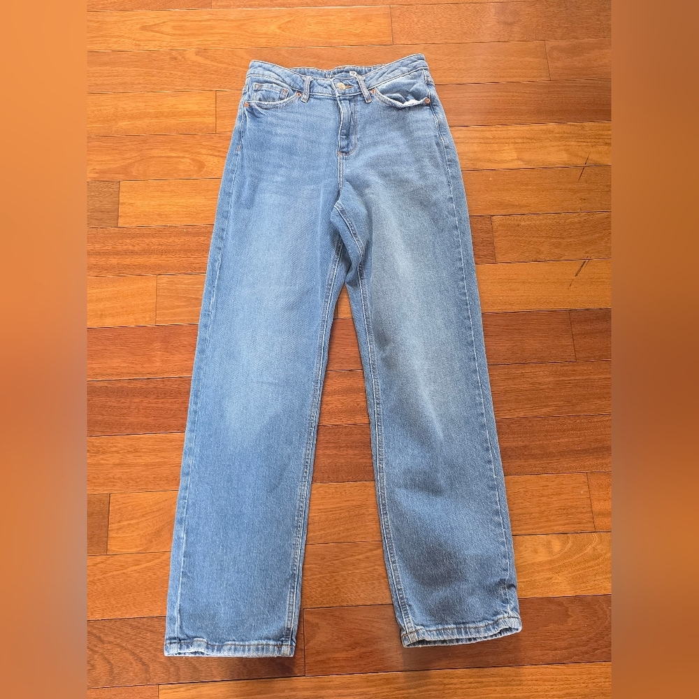 Forever 21 Blue Cropped 90s Women's Jeans